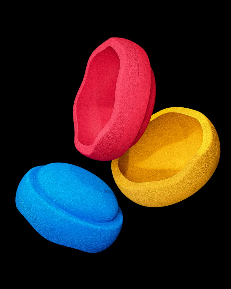 Stapelstein | Stapelstein Australia - Honeybee Toys Stapelstein A Stapelstein Classic Set Of 3 (Primary Colours)