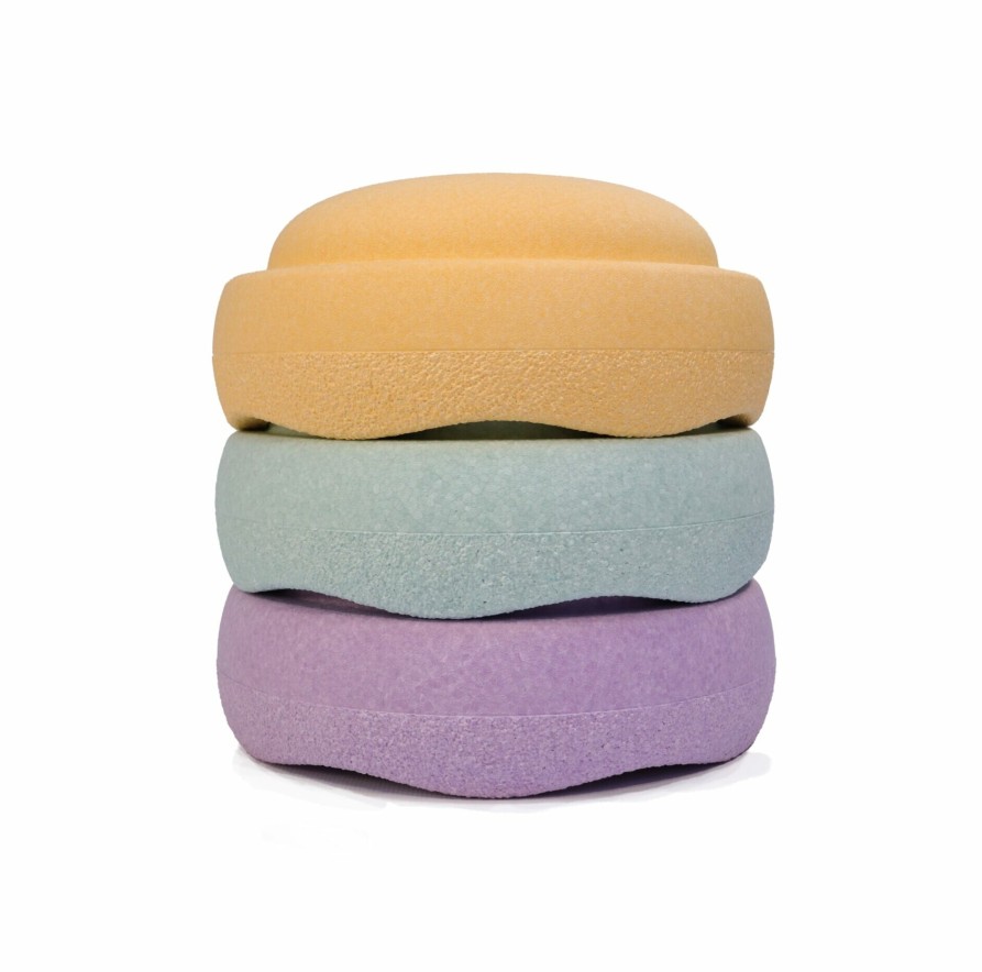 Stapelstein | Stapelstein Australia - Honeybee Toys Stapelstein A Stapelstein Pastel Set Of 3 Secondary Colours