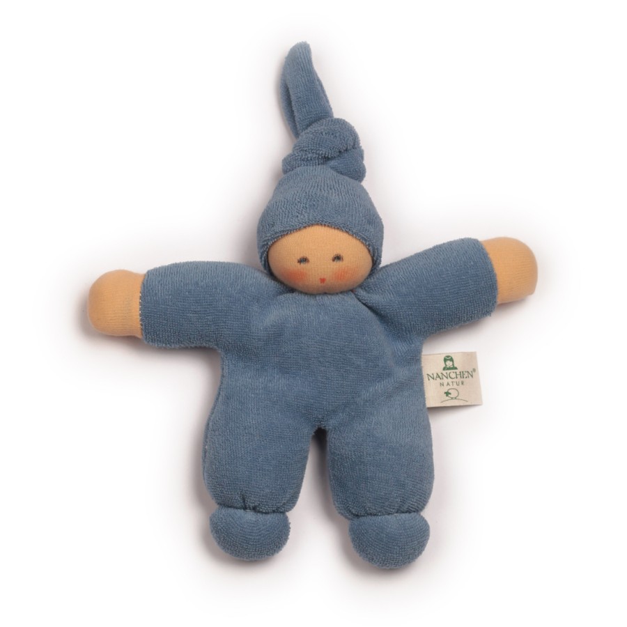 Soft & Organic Baby Toys | Nanchen Soft & Organic Baby Toys Nanchen Pimpel Doll Blue