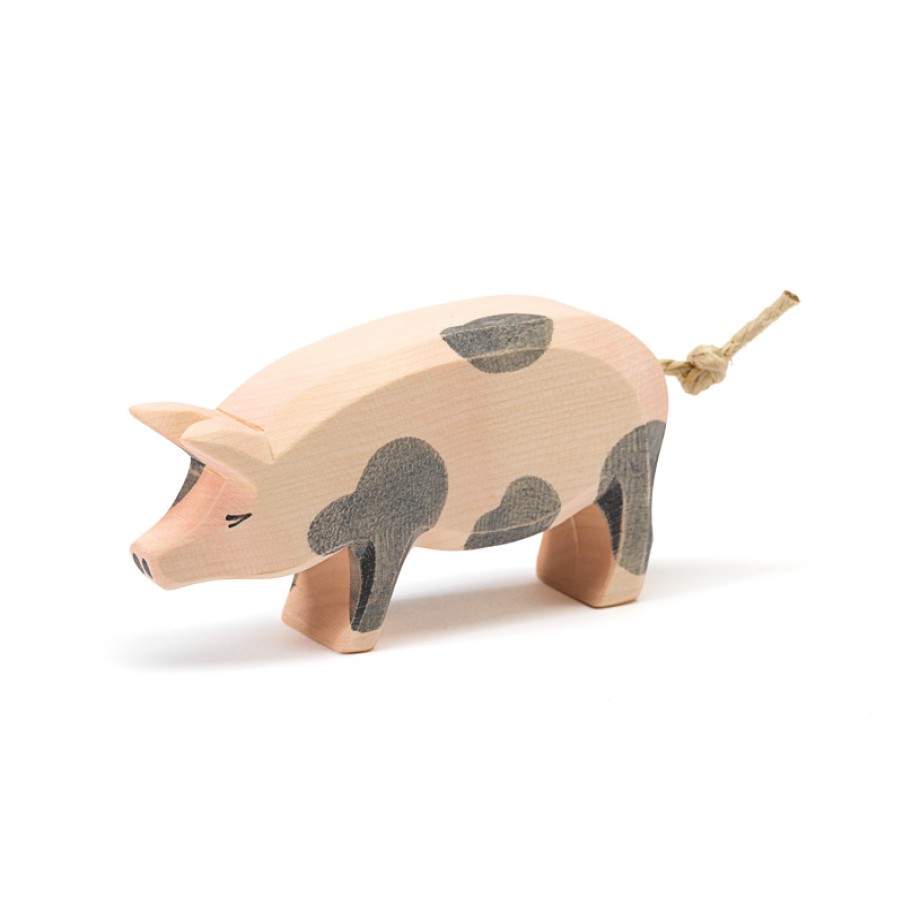 Ostheimer Wooden Toys | Ostheimer Ostheimer Wooden Toys Ostheimer Spotted Pig Head High