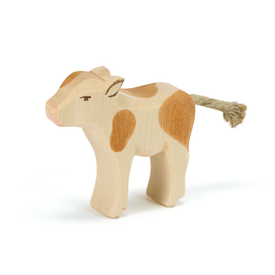 Ostheimer Wooden Toys | Ostheimer Ostheimer Wooden Toys Ostheimer Calf Brown Standing