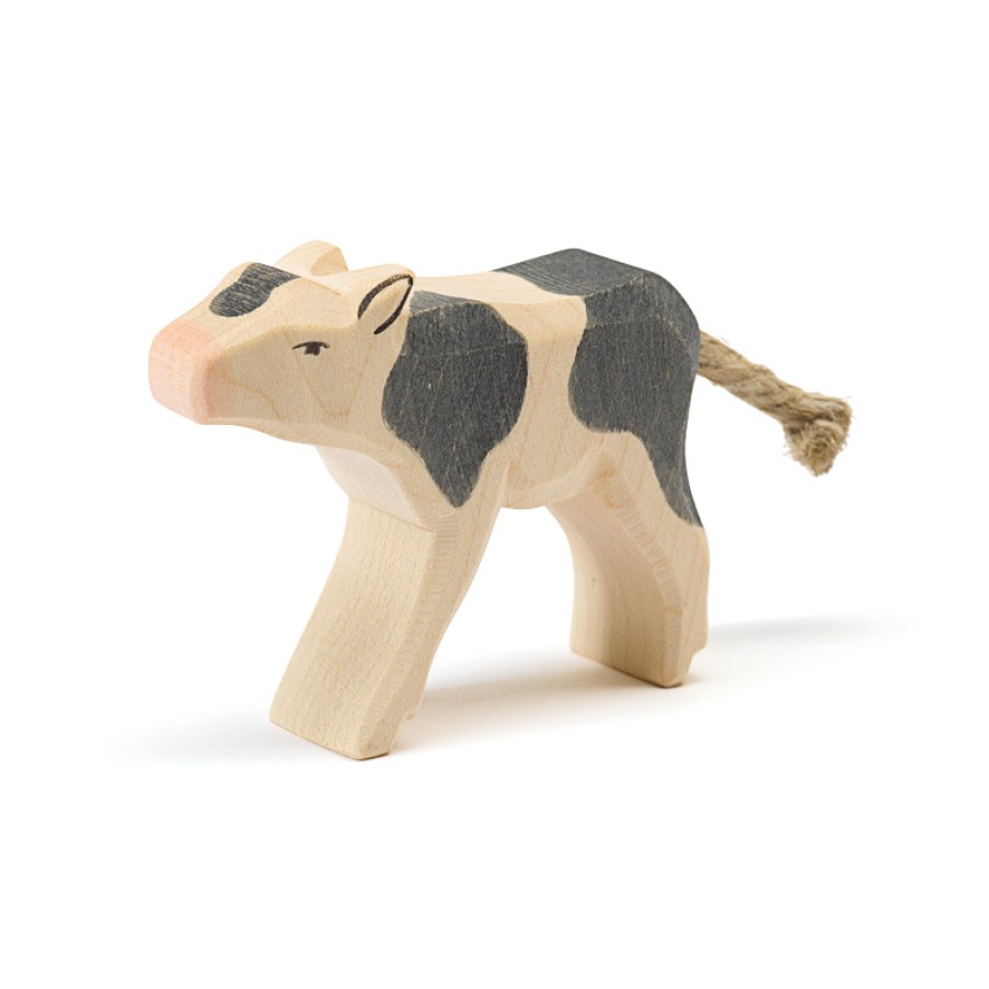 Ostheimer Wooden Toys | Ostheimer Ostheimer Wooden Toys Ostheimer Calf Black & White Drinking