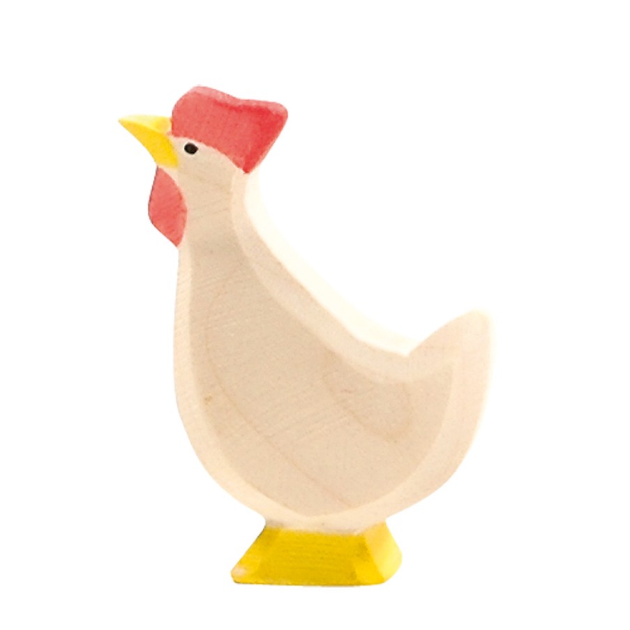 Ostheimer Wooden Toys | Ostheimer Ostheimer Wooden Toys Ostheimer Hen White Up