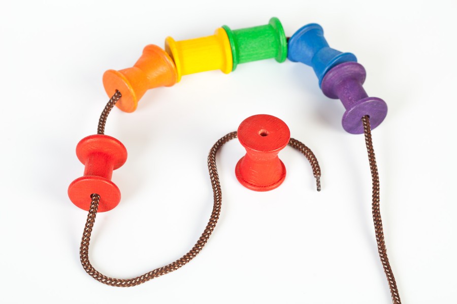 Loose Parts Play | Grapat Loose Parts Play Grapat Spools Coloured X 18