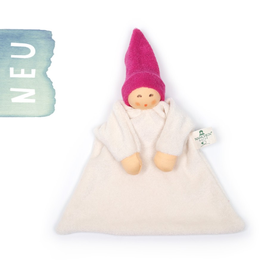 Soft & Organic Baby Toys | Nanchen Soft & Organic Baby Toys Nanchen Comforter (Nuckel Doll) With Berry Hat