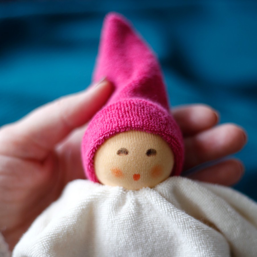 Soft & Organic Baby Toys | Nanchen Soft & Organic Baby Toys Nanchen Comforter (Nuckel Doll) With Berry Hat