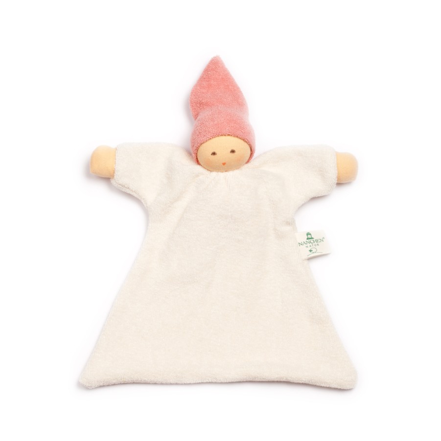 Soft & Organic Baby Toys | Nanchen Soft & Organic Baby Toys Nanchen Comforter (Nuckel Doll) With Rose Hat