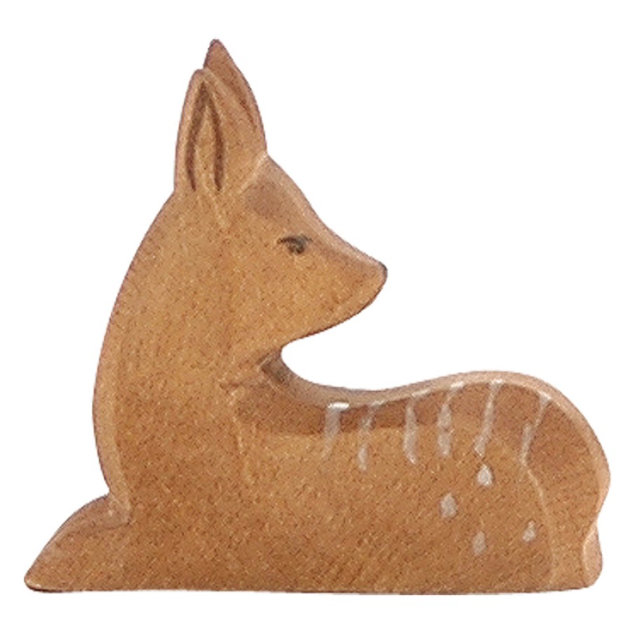 Ostheimer Wooden Toys | Ostheimer Ostheimer Wooden Toys Ostheimer Red Deer Fawn Lying