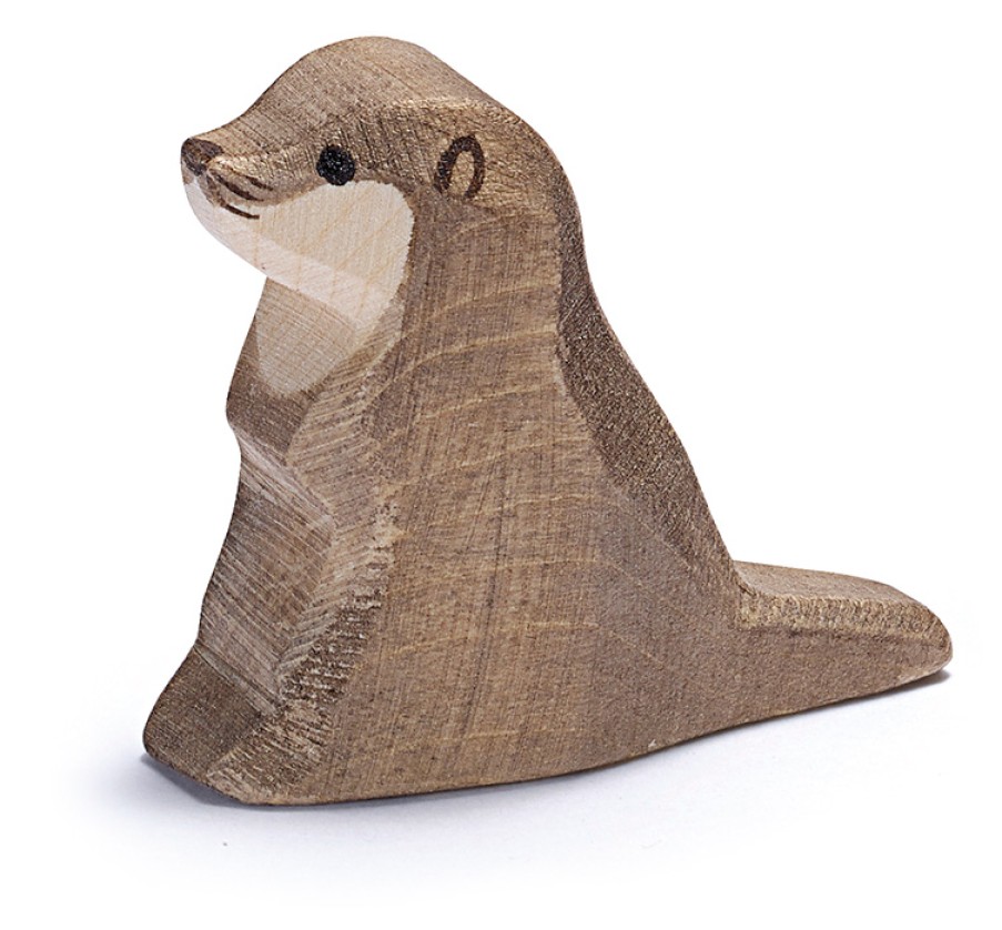 Ostheimer Wooden Toys | Ostheimer Ostheimer Wooden Toys Ostheimer Sea Otter Small Sitting