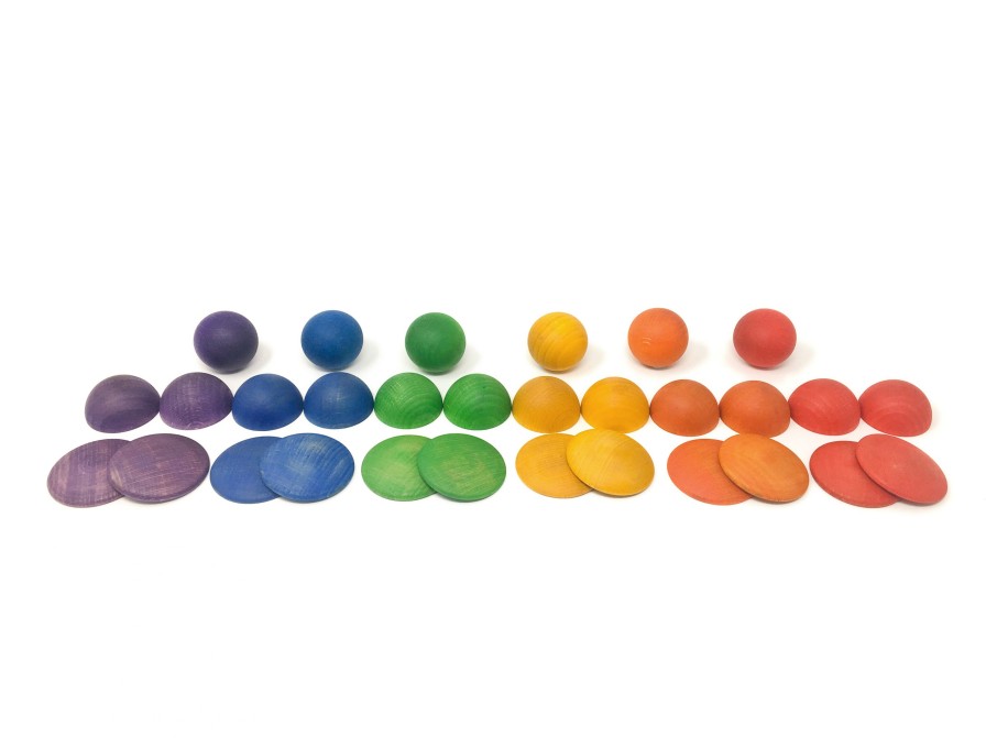 Loose Parts Play | Grapat Loose Parts Play Grapat Rounds Coloured