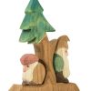 Ostheimer Wooden Toys | Ostheimer Ostheimer Wooden Toys Ostheimer Fir Tree With Gnomes, 3 Pieces