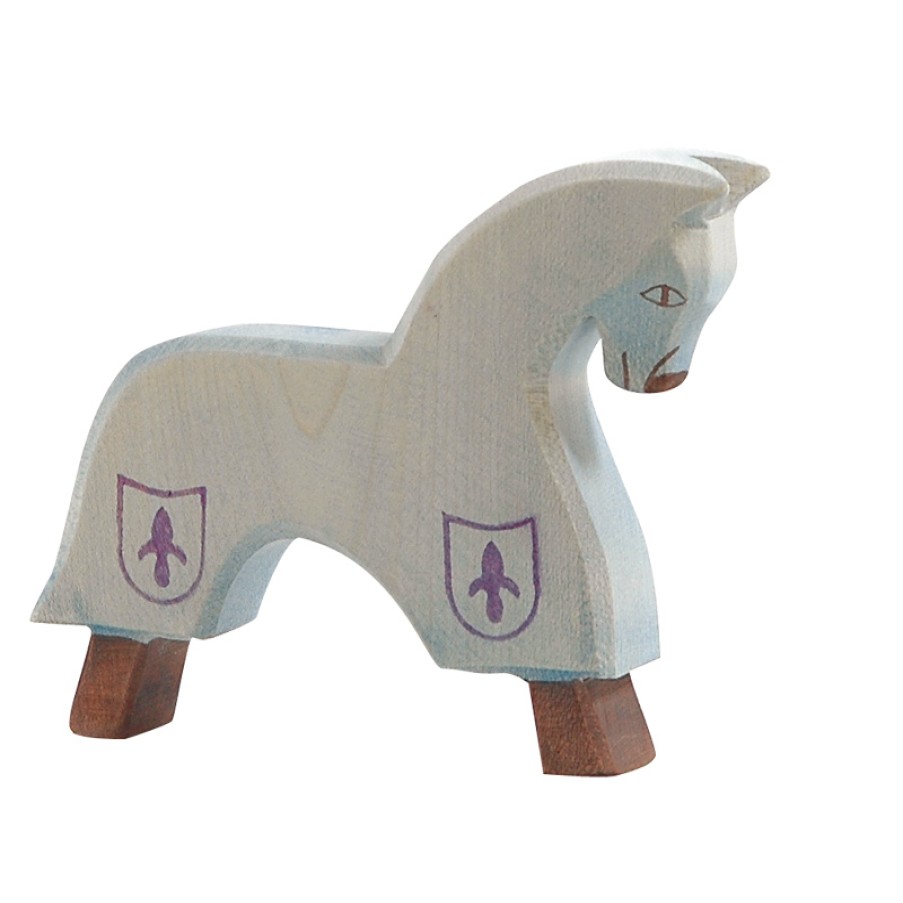 Ostheimer Wooden Toys | Ostheimer Ostheimer Wooden Toys Ostheimer Horse For Knight, Blue