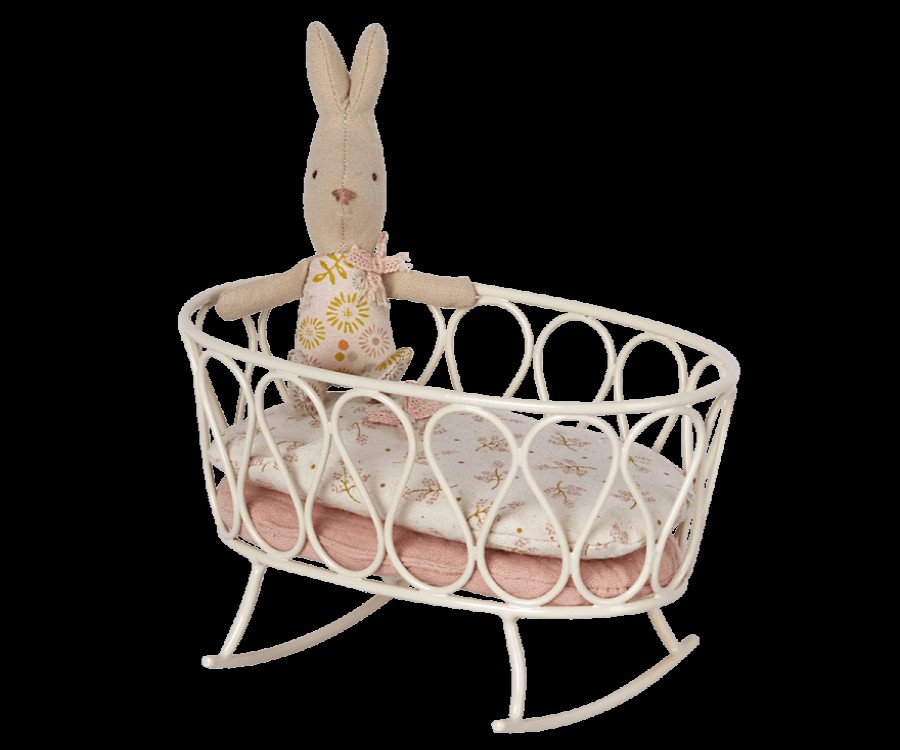 Maileg Accessories | Maileg Maileg Accessories Maileg Cradle With Sleeping Bag My Rose