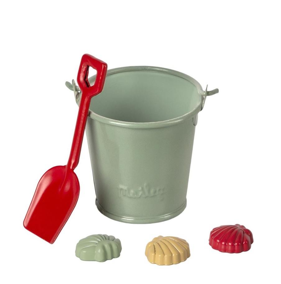 Maileg Accessories | Maileg Maileg Accessories Maileg Beach Set Shovel, Bucket, And Shells