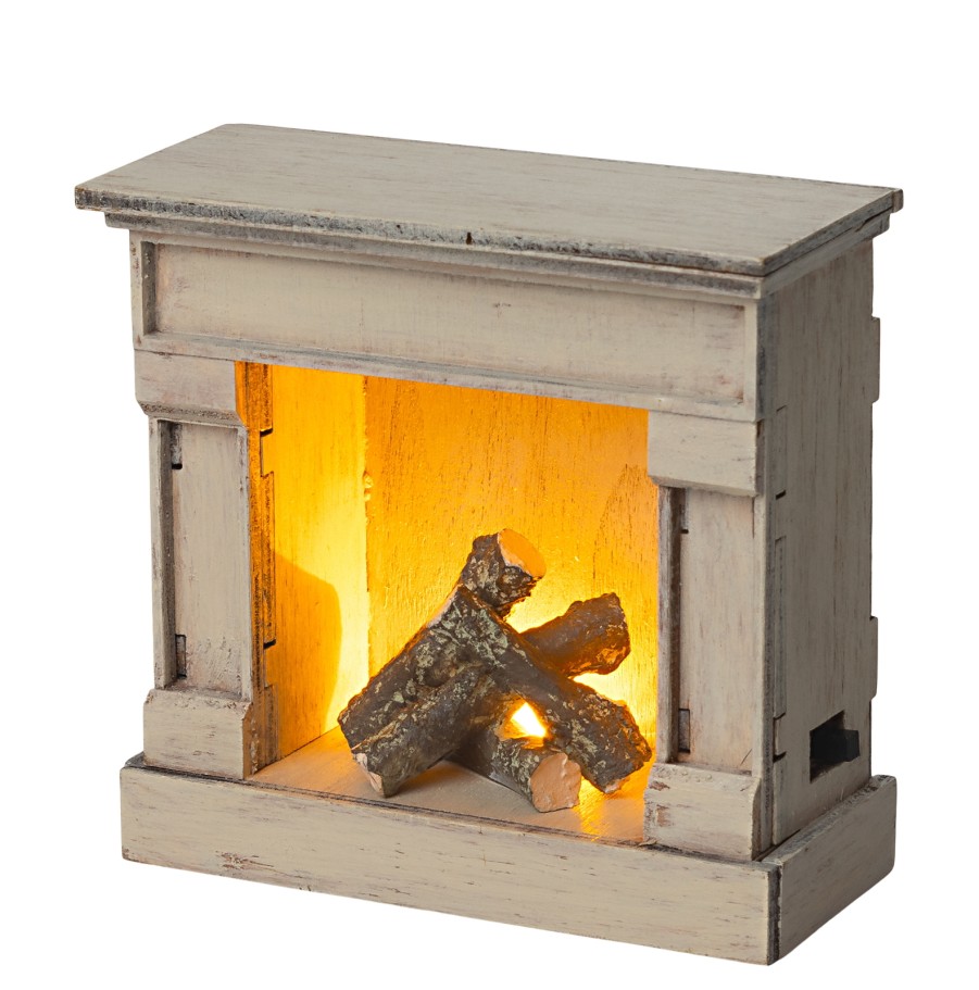 Maileg Accessories | Maileg Maileg Accessories Maileg Fireplace Off White