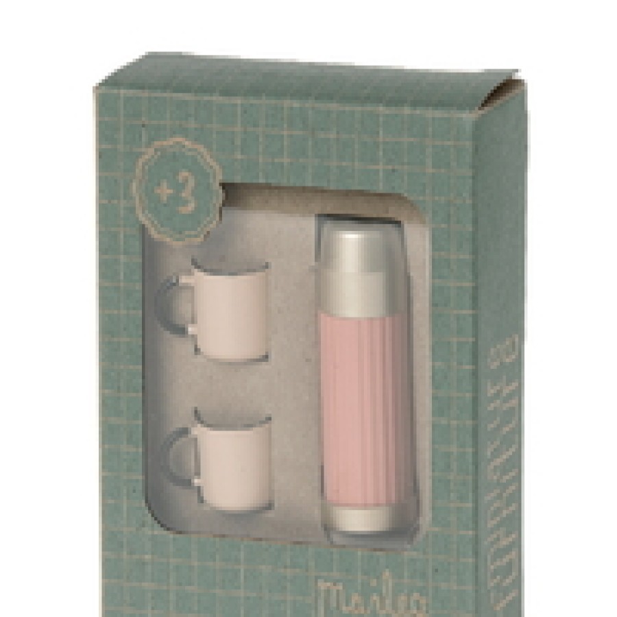 Maileg Accessories | Maileg Maileg Accessories Maileg Thermos & Cup Coral