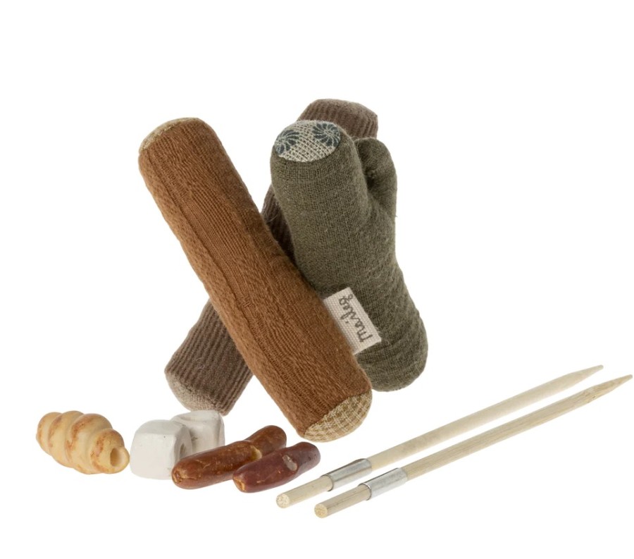 Maileg Accessories | Maileg Maileg Accessories Maileg Bonfire Set For Hiker Mouse