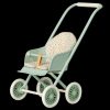 Maileg Accessories | Maileg Maileg Accessories Maileg Stroller Micro Mint