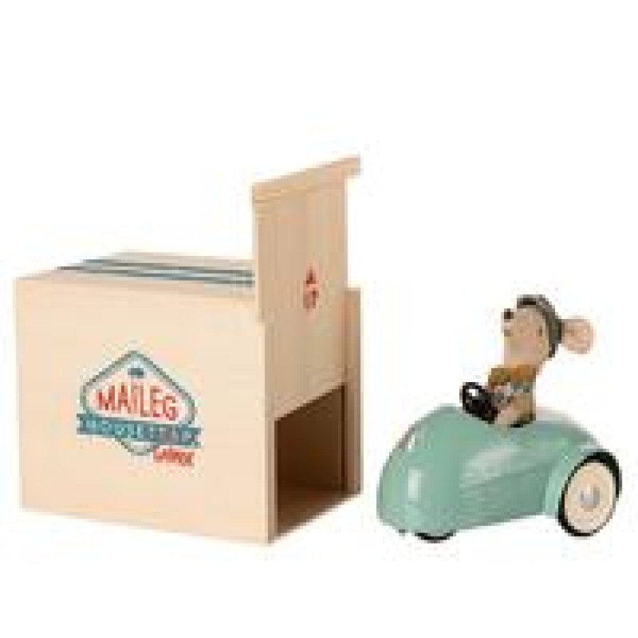 Maileg Accessories | Maileg Maileg Accessories Maileg Mouse Car & Garage Blue