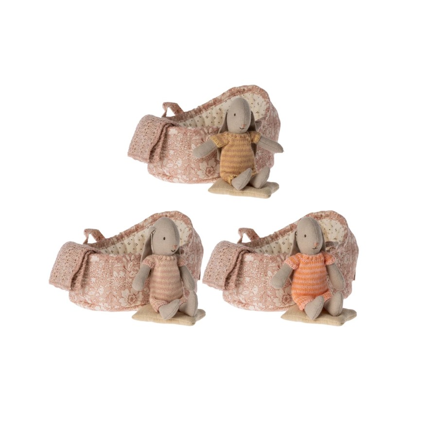 Maileg Accessories | Maileg Maileg Accessories Maileg Bunny Carry Cot Micro Assorted