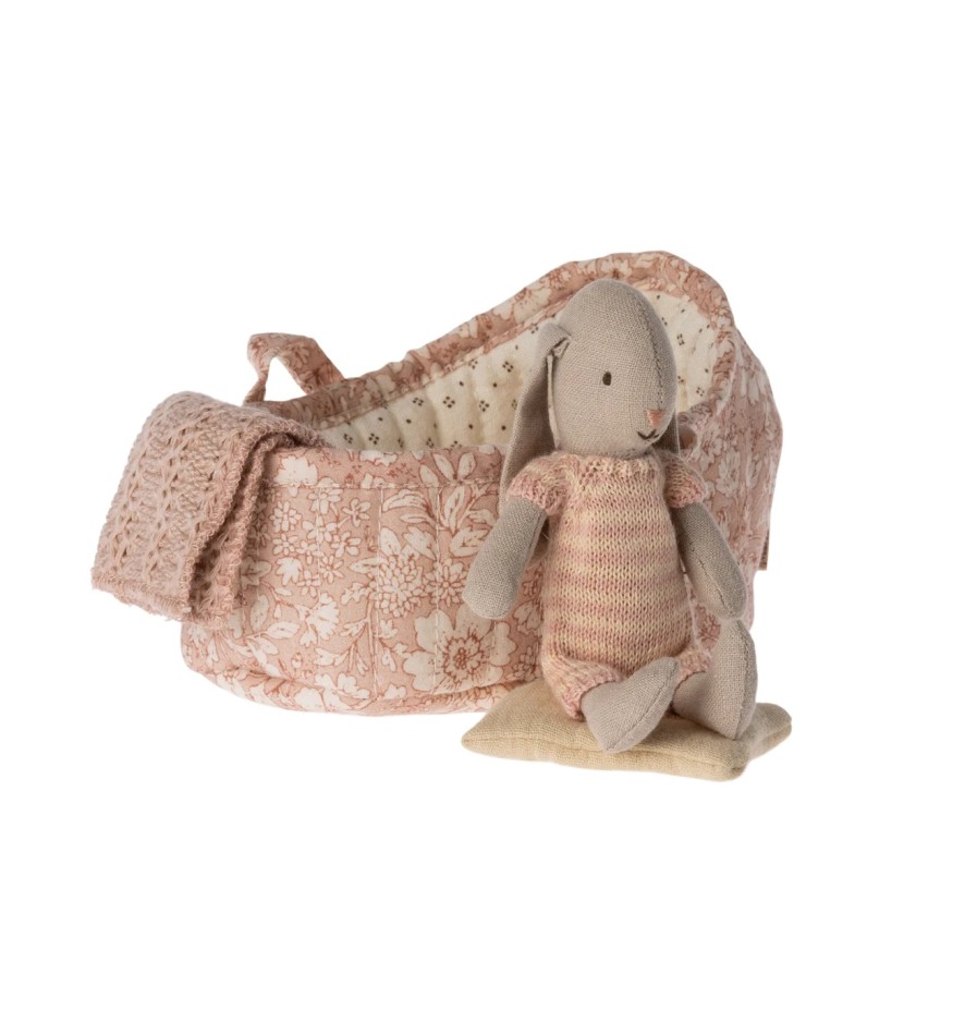 Maileg Accessories | Maileg Maileg Accessories Maileg Bunny Carry Cot Micro Assorted