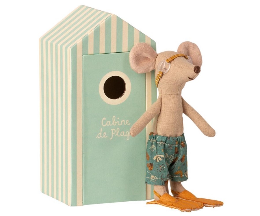 Maileg Accessories | Maileg Maileg Accessories Maileg Beach Mouse Big Brother In Cabin