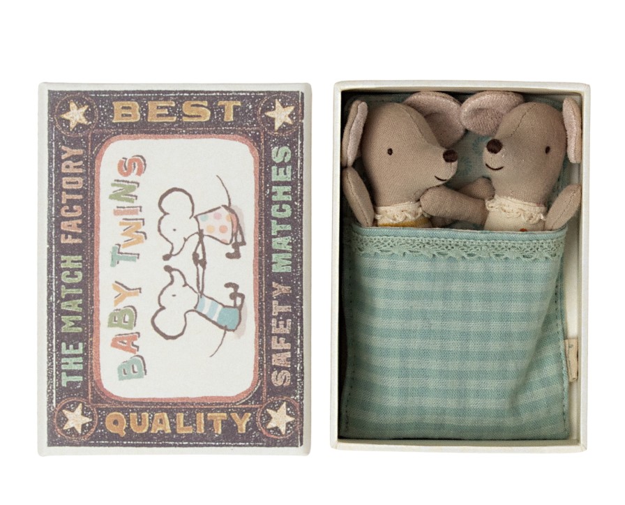 Maileg Mice | Maileg Maileg Mice Maileg Twins In Matchbox 2022