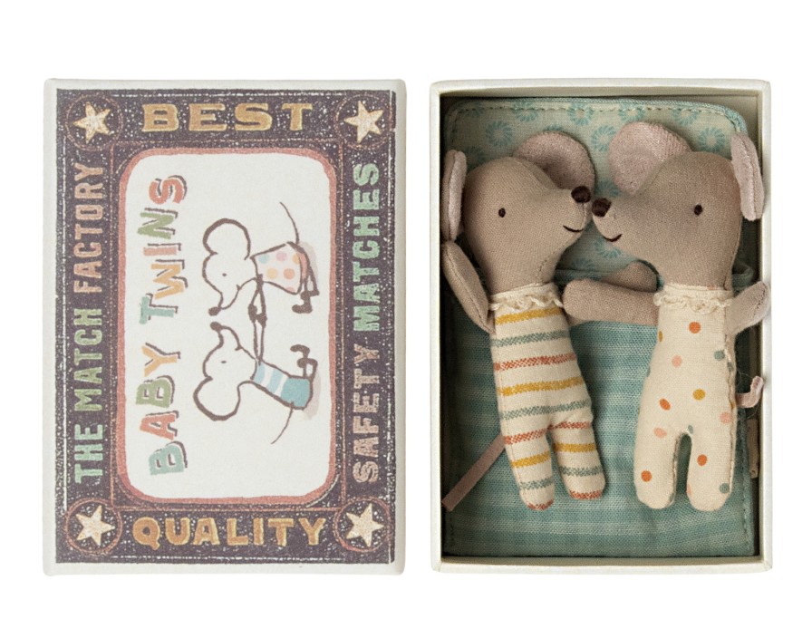 Maileg Mice | Maileg Maileg Mice Maileg Twins In Matchbox 2022