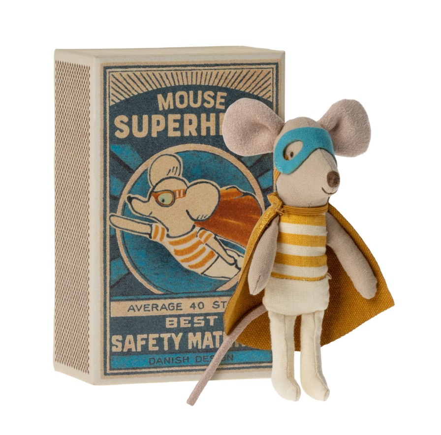 Maileg Mice | Maileg Maileg Mice Maileg Super Hero In Box