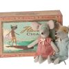 Maileg Mice | Maileg Maileg Mice Maileg Mum & Dad In Cigar Box 2022