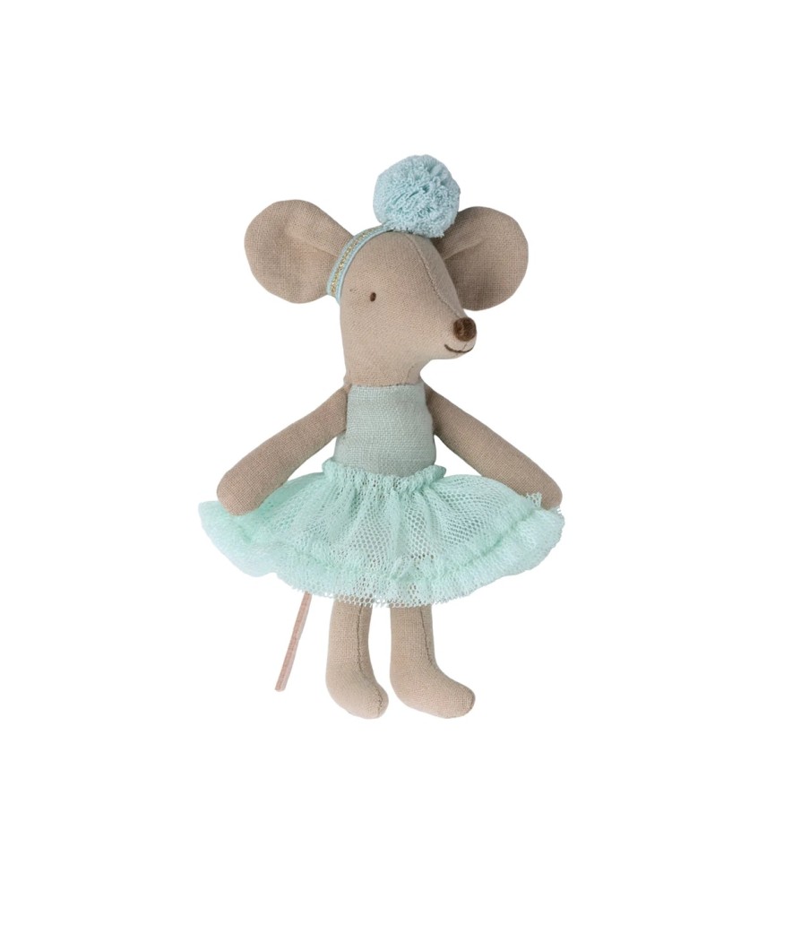 Maileg Mice | Maileg Maileg Mice Maileg Ballerina Mouse Litte Sister Light Mint