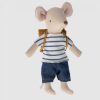 Maileg Mice | Maileg Maileg Mice Maileg Tricycle Big Brother With Bag