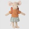 Maileg Mice | Maileg Maileg Mice Maileg Tricycle Big Sister With Bag