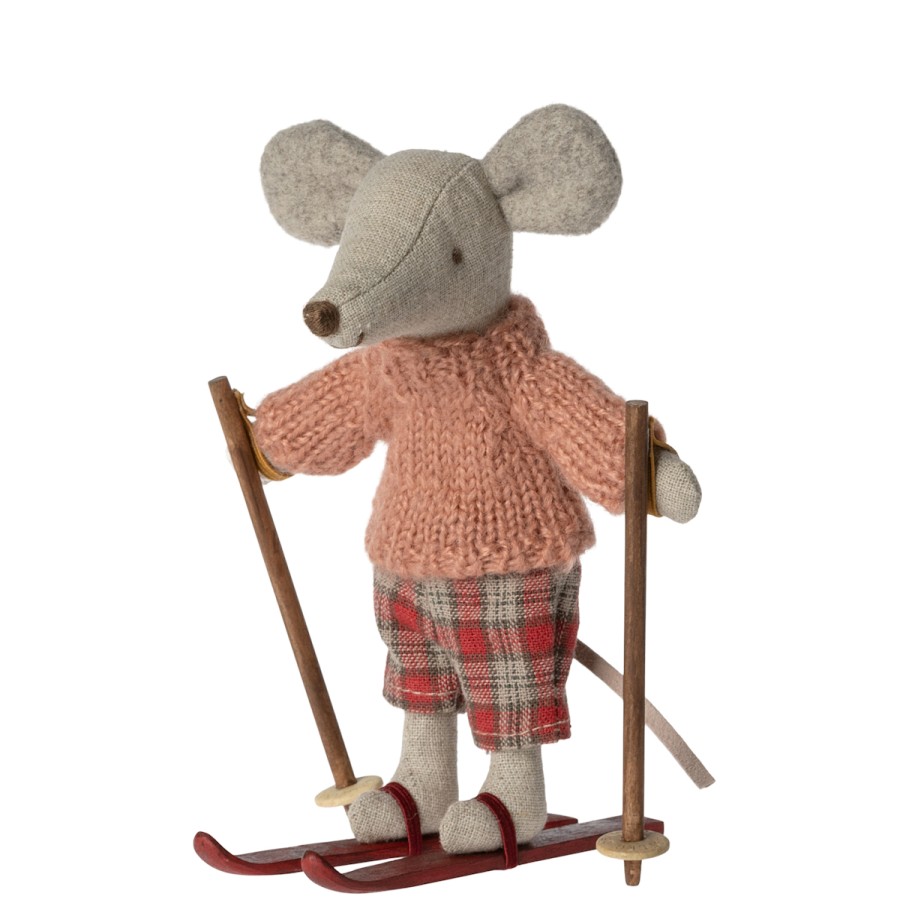 Maileg Mice | Maileg Maileg Mice Maileg Winter Big Sister With Skis