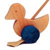 Push & Pull Toys | Kinderkram Push & Pull Toys Ostheimer Natural Waddle Duck