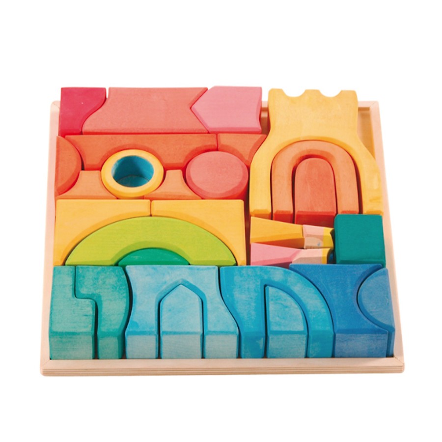 Blocks & Floor Play | Ostheimer Blocks & Floor Play Ostheimer Rainbow Castle Blocks