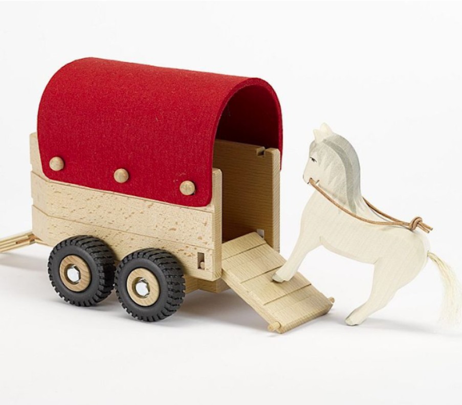 Wooden Vehicles: Ostheimer | Kinderkram Wooden Vehicles: Ostheimer Ostheimer Horse Box