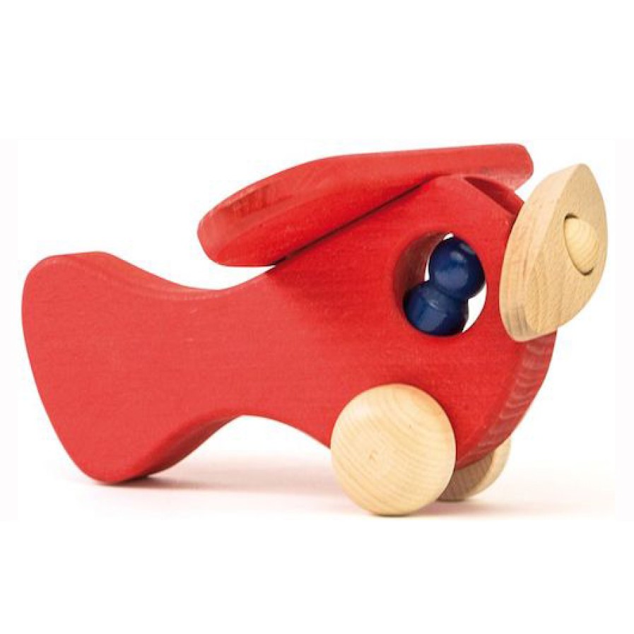 Wooden Vehicles: Ostheimer | Kinderkram Wooden Vehicles: Ostheimer Ostheimer Plane Red