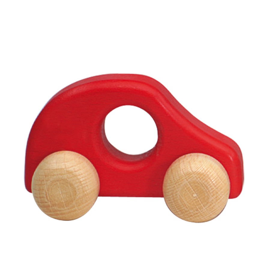 Wooden Vehicles: Ostheimer | Kinderkram Wooden Vehicles: Ostheimer Ostheimer Car Small, Red