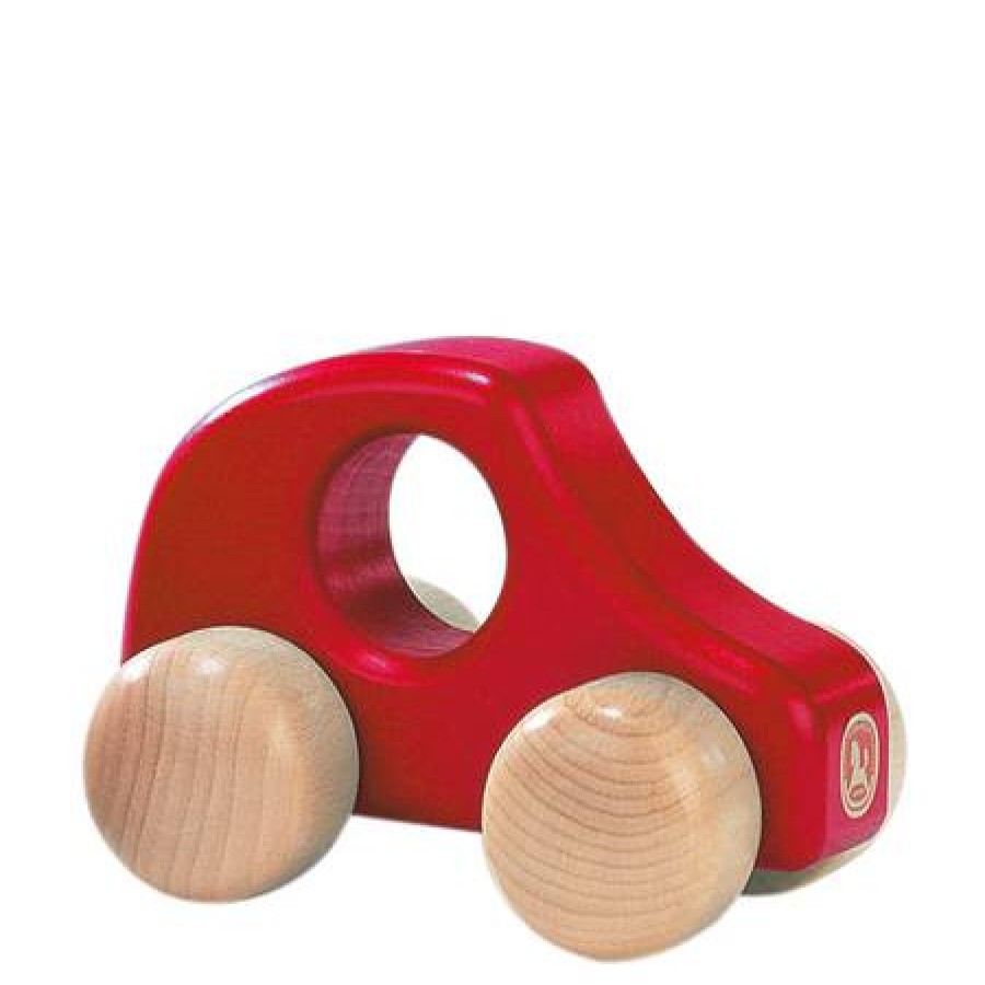 Wooden Vehicles: Ostheimer | Kinderkram Wooden Vehicles: Ostheimer Ostheimer Car Large, Red