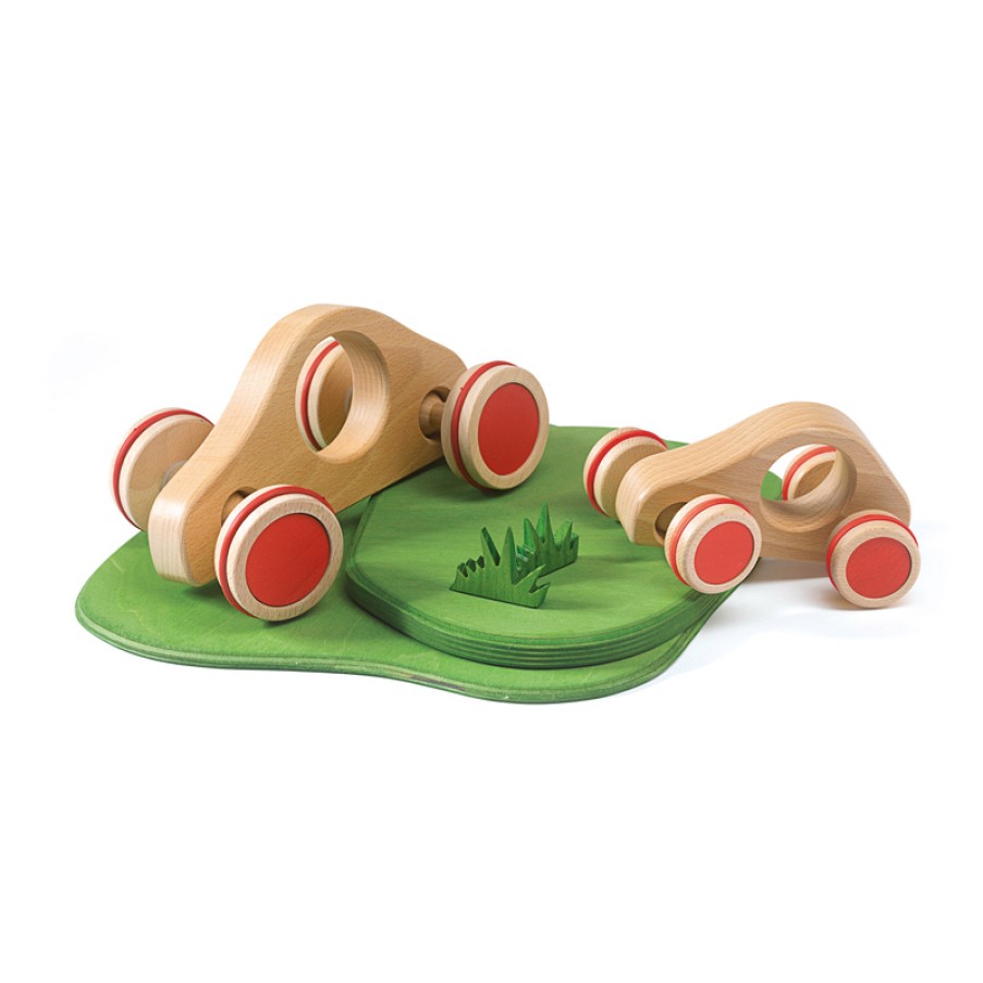 Wooden Vehicles: Ostheimer | Kinderkram Wooden Vehicles: Ostheimer Ostheimer Lenki Mini Car, Red