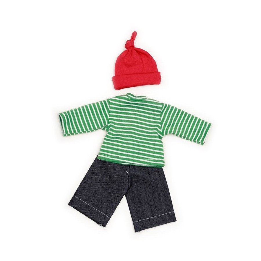 Waldorf Dolls | Nanchen Waldorf Dolls Nanchen Clothing Green Top And Denim Pants