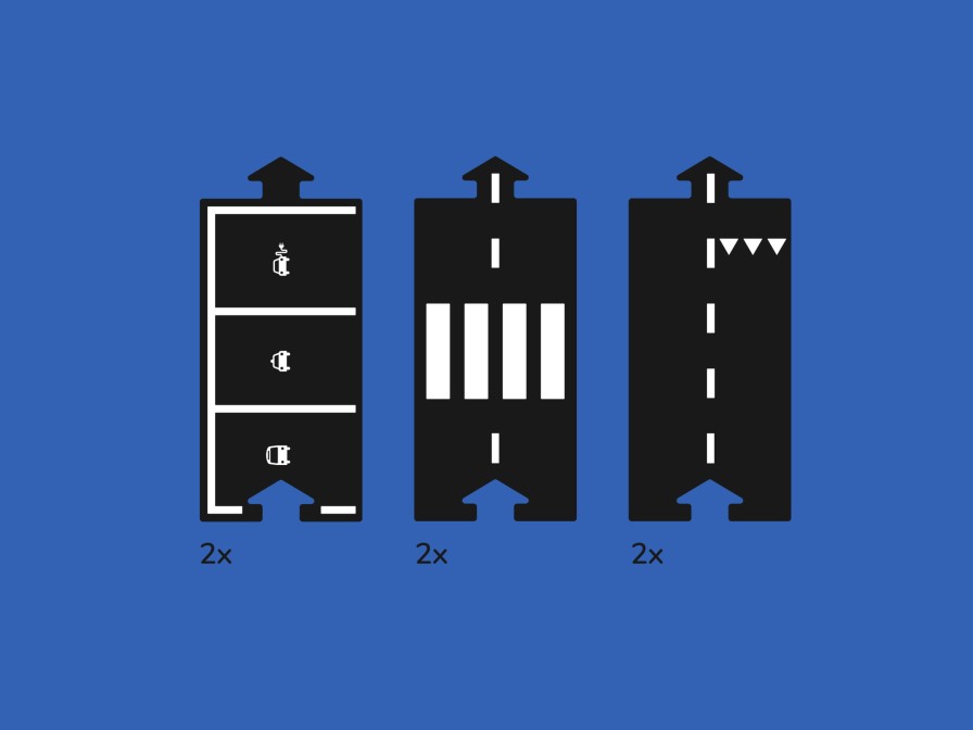 Way To Play Flexible Roads | Waytoplay Way To Play Flexible Roads Waytoplay Long Straight Extension Set