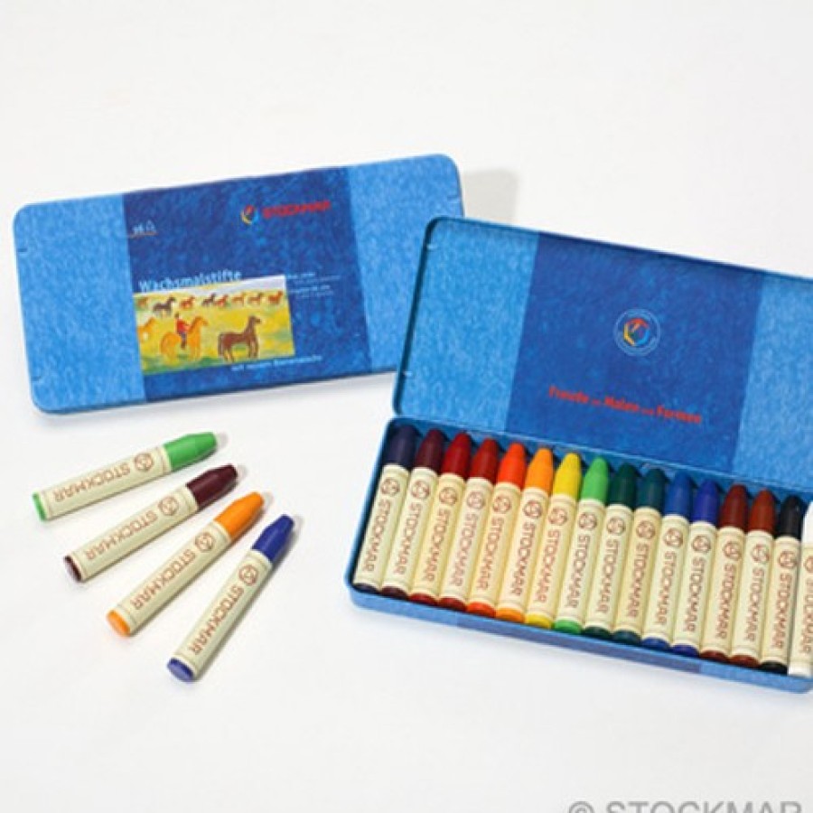 Drawing | Stockmar Drawing Stockmar Crayons, 16 Sticks