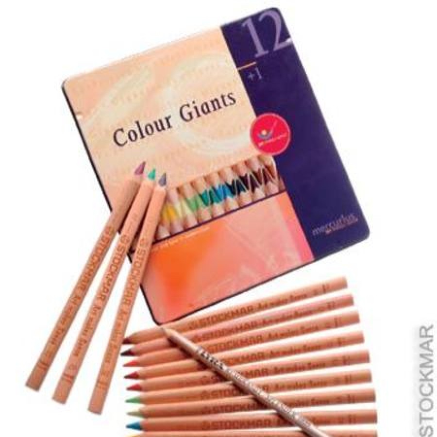 Drawing | Stockmar Drawing Stockmar Pencils Colour Giants 12