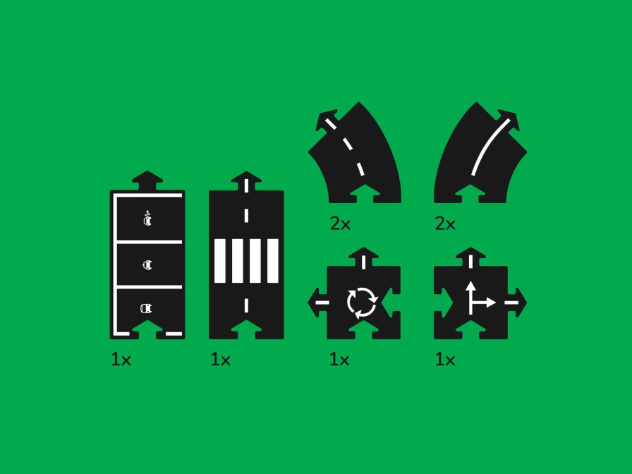 Way To Play Flexible Roads | Waytoplay Way To Play Flexible Roads Waytoplay Mixed Extension Set