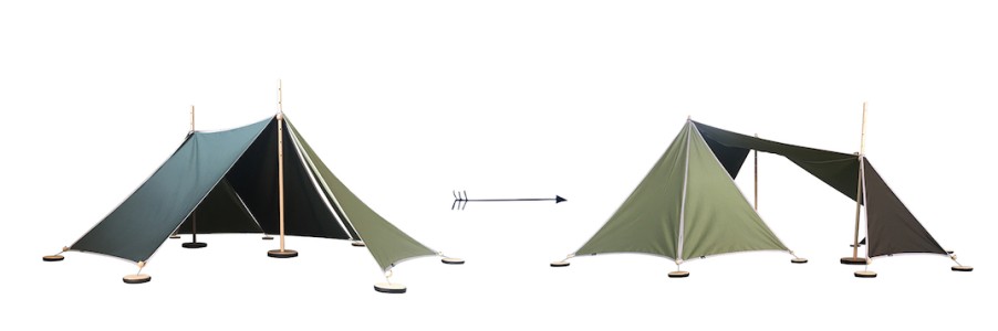 Tents | Abel Tents Abel Tent Extension 2-3 Green