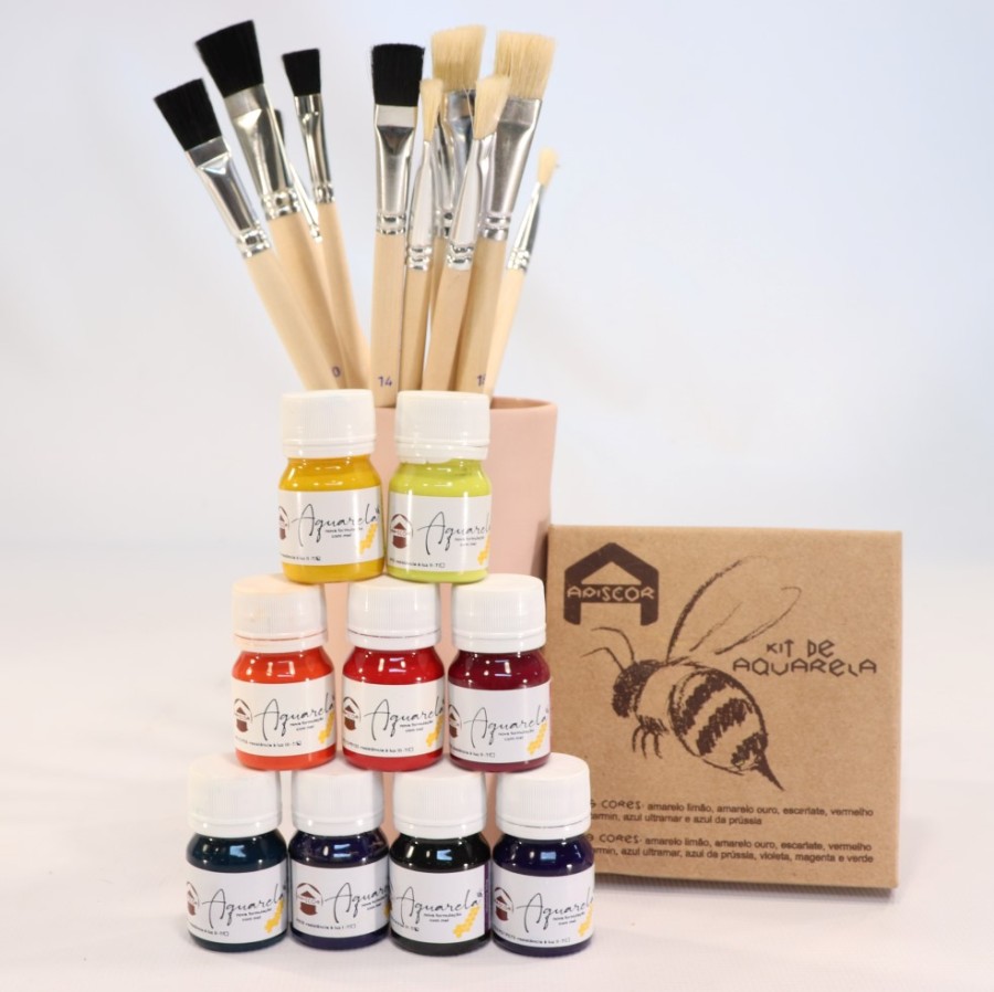 Painting | Apiscor Painting Apiscor Watercolour Paint 25Ml, Set Of 9 Colours