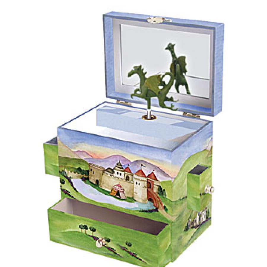 Music Boxes | Enchantmints Music Boxes Enchantmints Music Box Dragon Castle