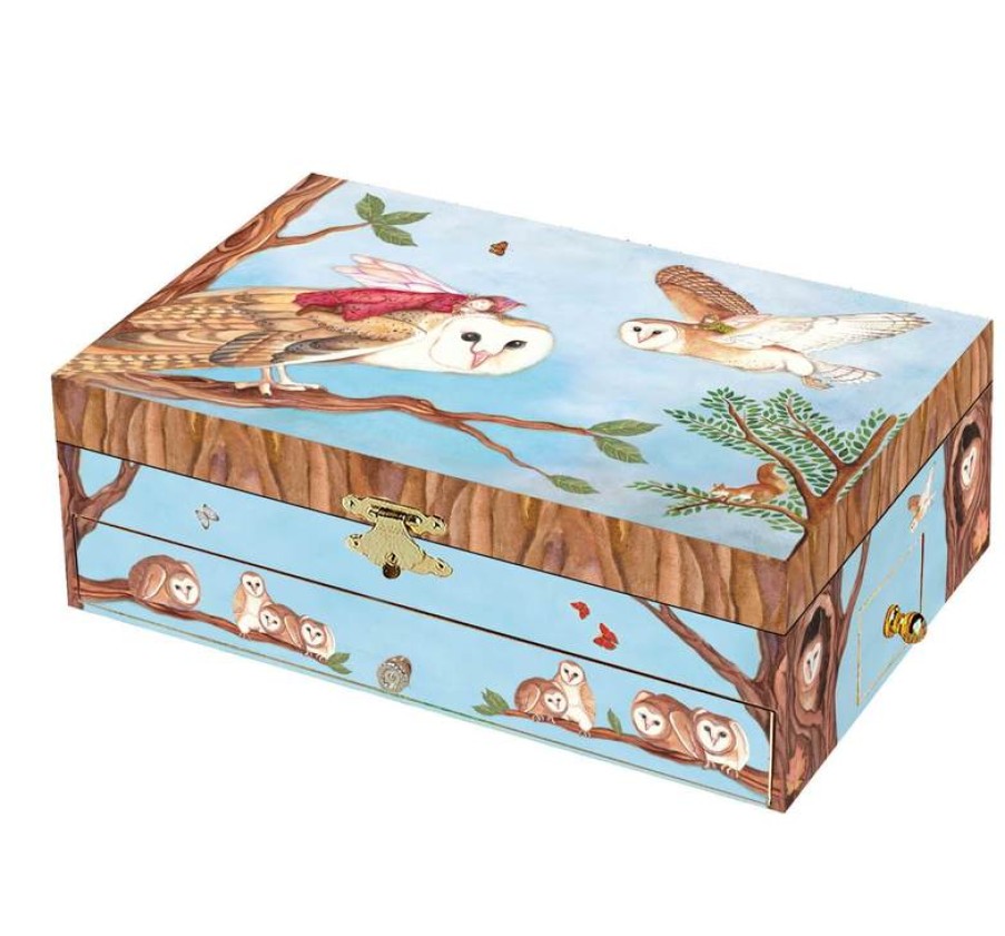 Music Boxes | Enchantmints Music Boxes Enchantmints Music Box Owl Travellers